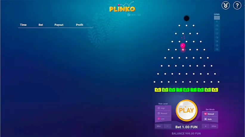 Juego de Plinko